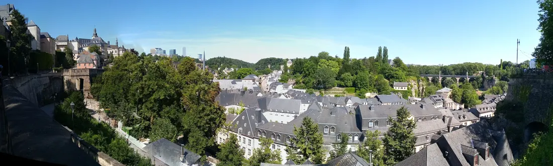 Panorama of Luxembourg City
