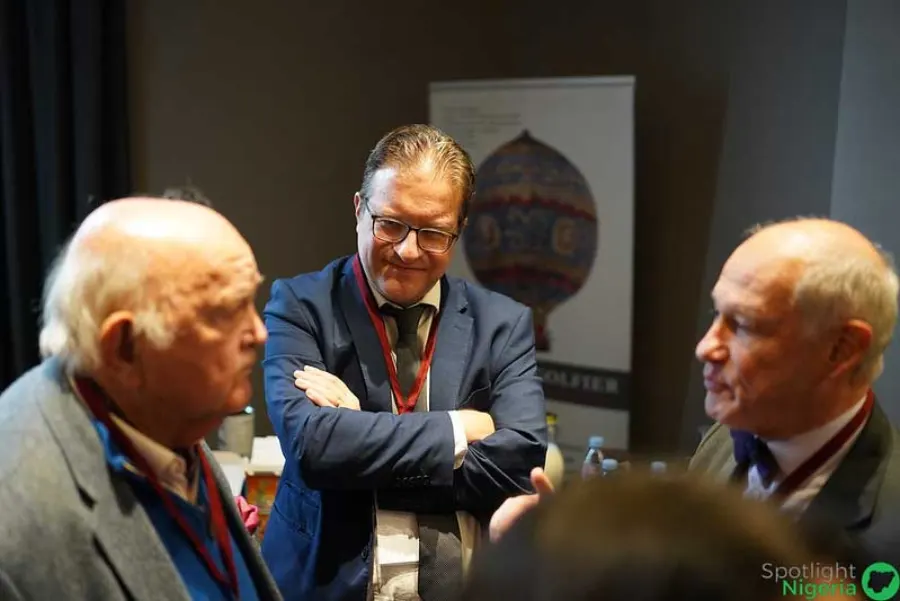 Business networking conversation